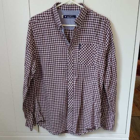 Ben Sherman Brown Casual Button Down Shirt - Picture 1 of 5